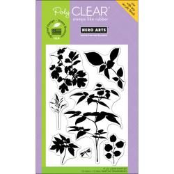 Hero Arts 4x6 inch 'Delicate Leaf Clusters' Clear Stamps Sheet Hero Arts Clear & Cling Stamps