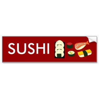 Sushi Fun Bumper Sticker