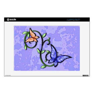 Butterfly Tribal Tattoo Pattern Design Decals For Laptops