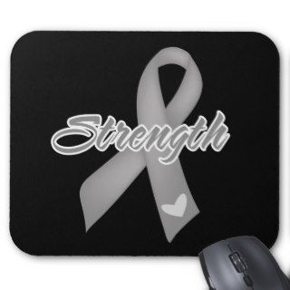 Strength   Brain Cancer Mouse Pad