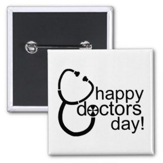 Happy Doctors Day Buttons