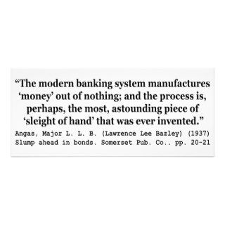Banking Systems Manufacture Money Out Of Nothing Custom Invites