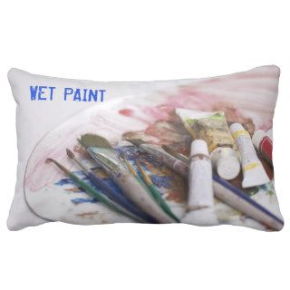Wet Paint Artist's Pallette Studio Pillow
