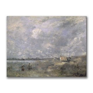 Jean Baptiste Corot 'Stormy Weather' Canvas Art Trademark Fine Art Canvas