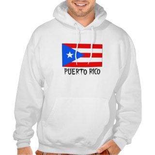 Puerto Rico Flag Hoodies