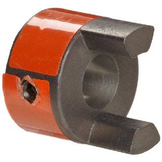 Lovejoy 48510 Size L050 Standard Jaw Coupling Hub, Sintered Iron, Metric, 12 mm Bore, 1.08" OD, No Keyway Spider Couplings