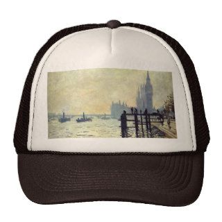 The Thames below Westminster   Claude Monet Hat