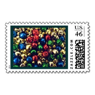 Jingle All the Way Multi Color Bells Postage