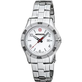 Wenger Women's Platoon White Dial Stainless Steel Watch   0921.103 Wenger Women's Wenger Watches