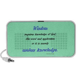 wisdom iPhone speaker
