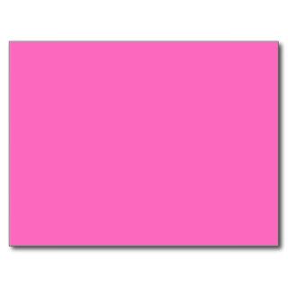 Plain Hot Pink Background. Postcard