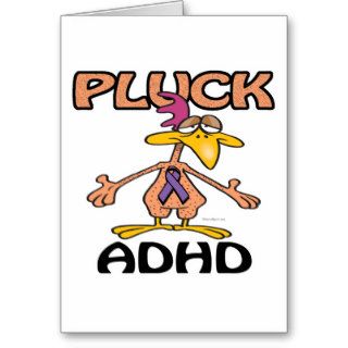 Pluck ADHD Awareness Design Greeting Card