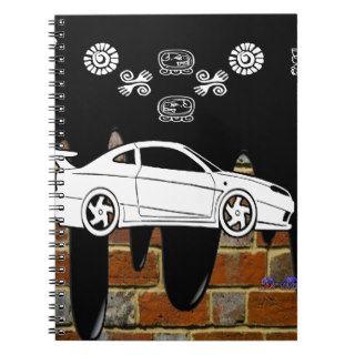 SPORT CAR BRICK BACKGROUND PRODUCTS SPIRAL NOTE BOOKS