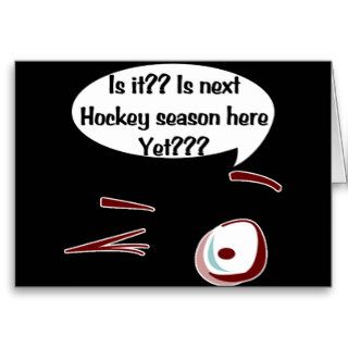Next Hockey Season Birthday card