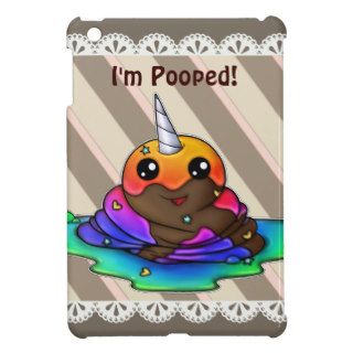 Rainbow Unicorn Poop iPad Mini Covers