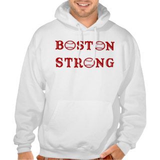 Personalized Baseball Boston Strong Hoodies