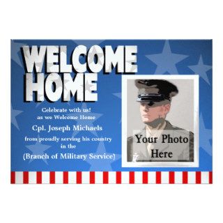 Welcome Home/ Military Personalized Invitations