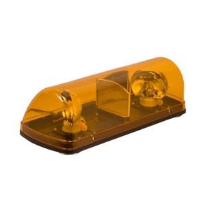 Blazer International Warning Light 7 1/2 in Halogen Mini Light Bar Amber with Magnetic Mount C4500AW