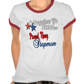 Proud Navy Stepmom T shirts