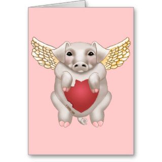 Flying Pig Love Cards
