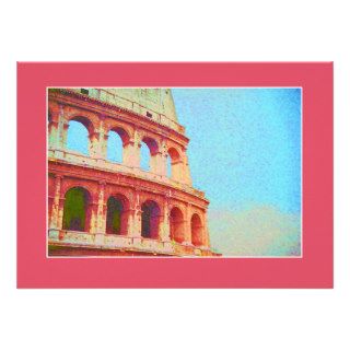 Invitation to Italian Dinner Event   Coliseum Rome