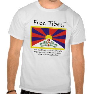 Free Tibet (with qualifying purchase) Tshirts