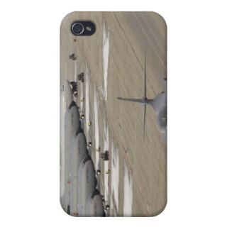 A B 1B Lancer arrives at Eielson Air Force Base Cases For iPhone 4