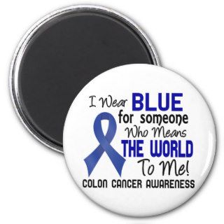 Means The World To Me 2 Colon Cancer Refrigerator Magnet