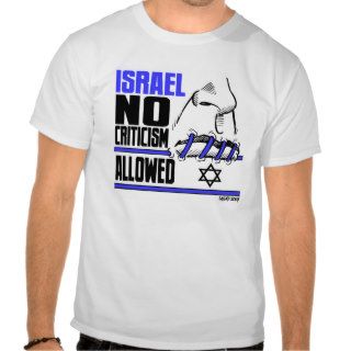 Carlos Latuff's No Criticism Allowed T shirt