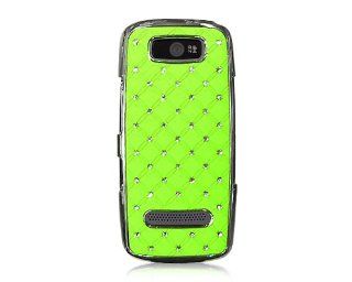 Spot Diamond Series Nokia 3050 Crystal Case   Green Cell Phones & Accessories