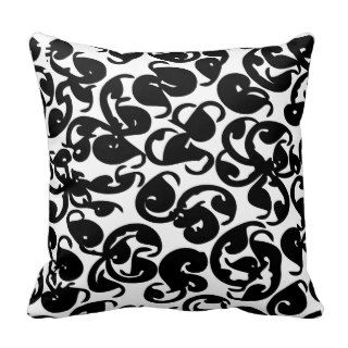 Lung Surfactants with 1920's  Pattern Verso Pillow