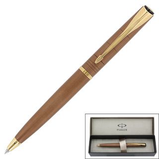 Parker Latitude Copper Gold Trim Ballpoint Pen Parker Ballpoint Pens