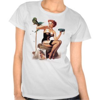 Parrot Pin Up T shirts