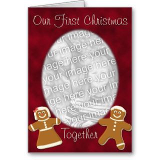 Gingerbread First Christmas Together Cards