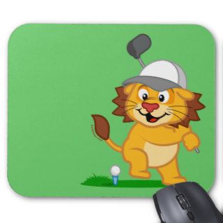 Golf Lion Mouse Mat