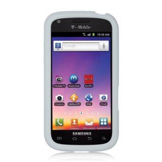 VMG Samsung Blaze 4G Soft Gel Skin Case   CLEAR Frosted Milky White Premium 1 Cell Phones & Accessories