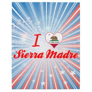 I Love Sierra Madre, California Puzzle