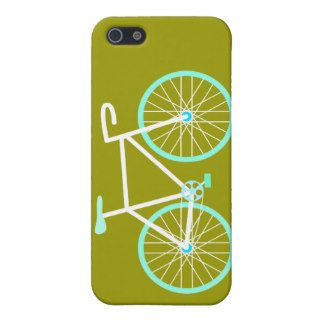 Blue & White Bicycle Cases For iPhone 5