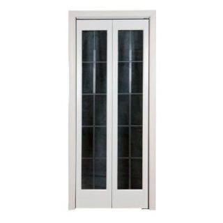 Pinecroft Optique Wood Universal/Reversible Interior Bi fold Door 873526WT