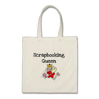 Stick Figure Scrapbook Queen Tshirts and Gifts Bag