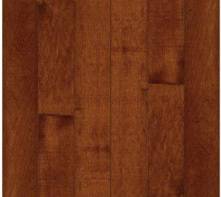 Kennedale Prestige Wide Plank 5" Solid Maple Flooring in Cherry   Wood Floor Coverings  