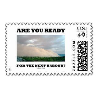 Are You Ready For The Next Haboob? (Dust Storm) Postage Stamps