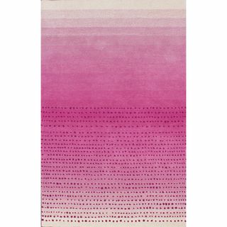 nuLOOM Handmade Ombre Pink Wool Rug (5' x 8') Nuloom 5x8   6x9 Rugs