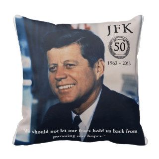 JFK 50th Anniversary Cushion Pillow