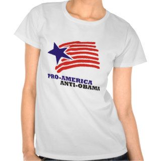 pro america anti obama tee shirt