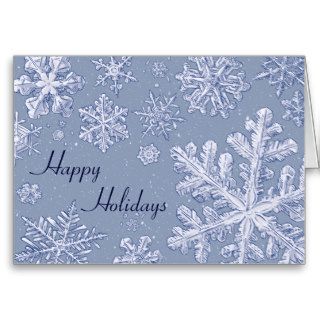"Simply Snowflakes" editable Christmas cards