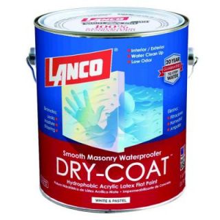 Lanco Dry Coat 1 gal. Flat Latex Medium Base Tintable Waterproofing Paint DC477 4