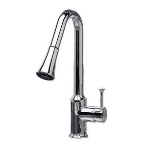 American Standard Pekoe Single Handle Pull Down Sprayer Kitchen Faucet in Polished Chrome 4332.300.002