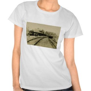 Cobalt Rail Station, Cobalt, Ontario Tee Shirts