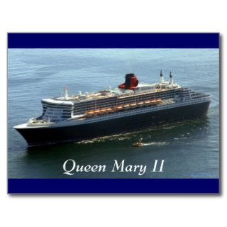 Queen Mary II, Queen Mary II Post Card